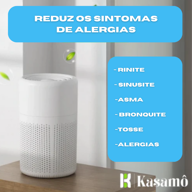 Purificador de Ar AirClean KSA4 - Com Filtro HEAPA e Função Lonizador